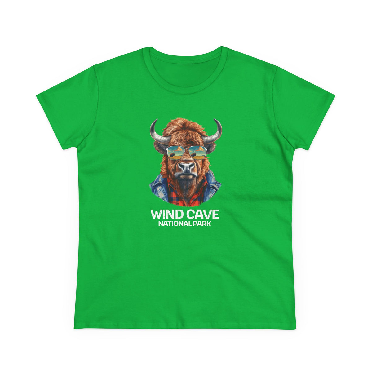 Wind Cave National Park Women's T-Shirt - Cool Bison