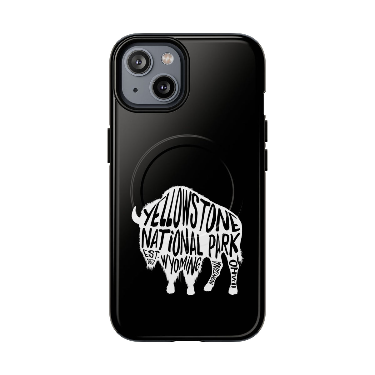 Yellowstone National Park iPhone Case with MagSafe - Bison Design