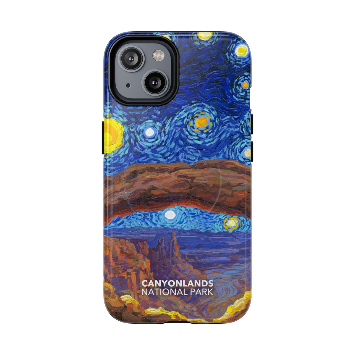 Canyonlands National Park iPhone Case with MagSafe - Starry Night