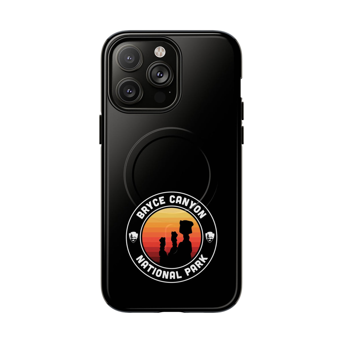 Bryce Canyon National Park iPhone Case with MagSafe - Round Emblem Design