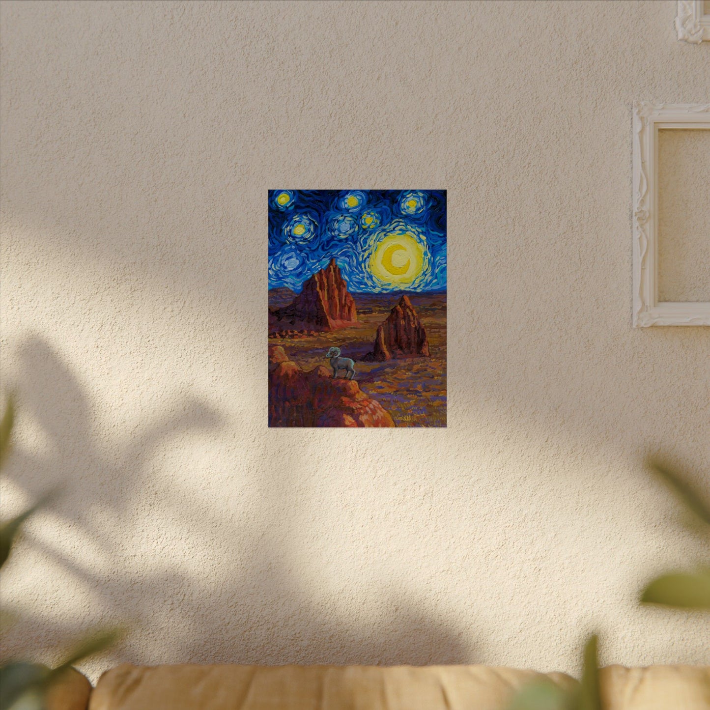 Capitol Reef National Park Starry Night Poster - Premium Textured Paper
