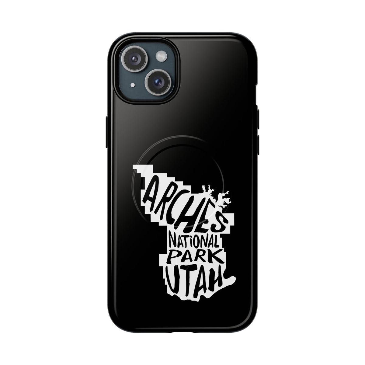 Arches National Park iPhone Case with MagSafe - Map Design