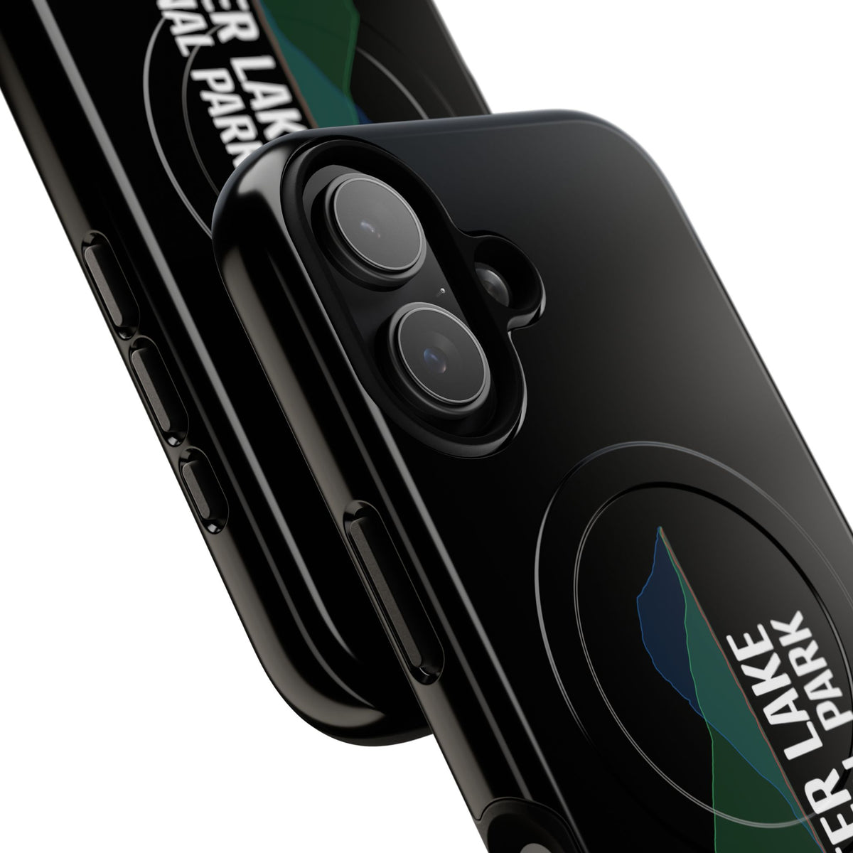 Crater Lake National Park iPhone Case with MagSafe - Histogram Design