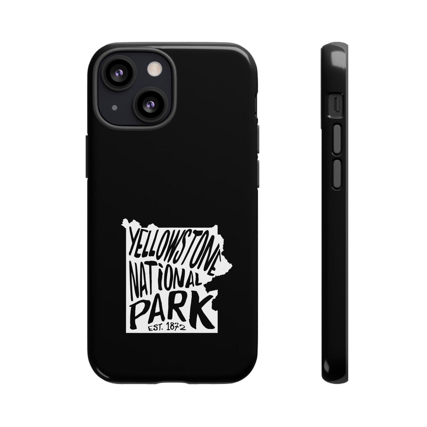 Yellowstone National Park Phone Case - Map Design