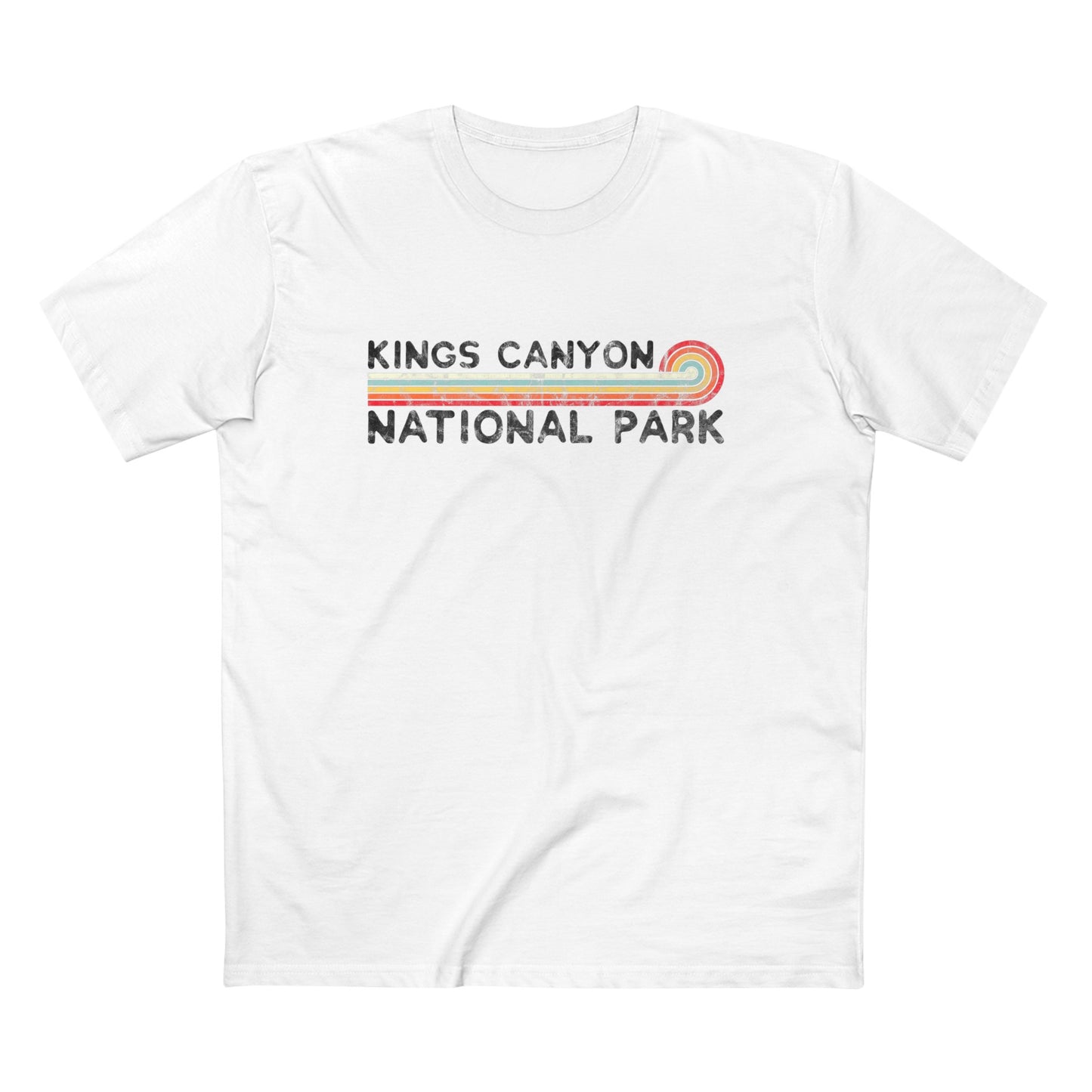 Kings Canyon National Park T-Shirt - Vintage Stretched Sunrise