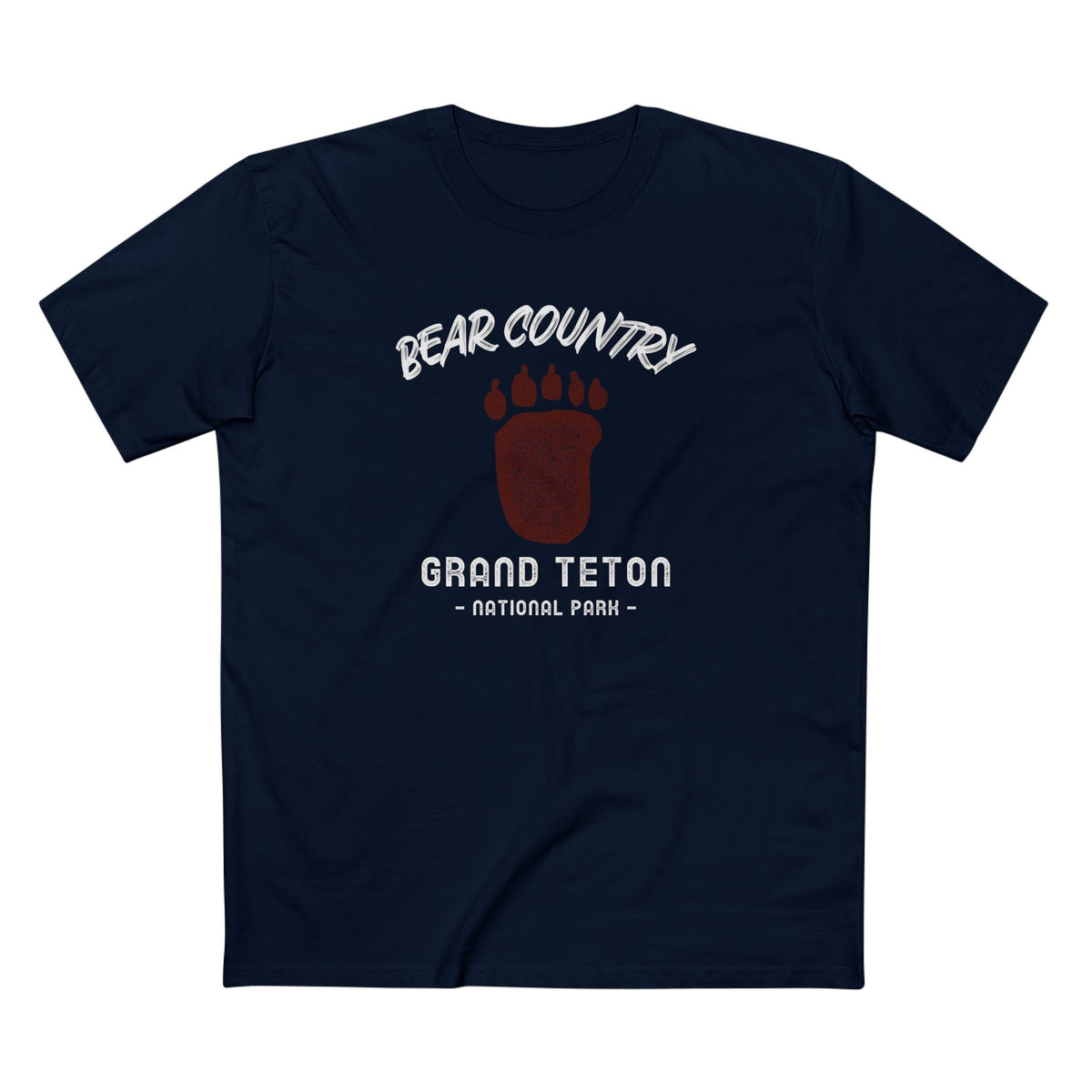 Grand Teton National Park T-Shirt - Bear Country in Navy