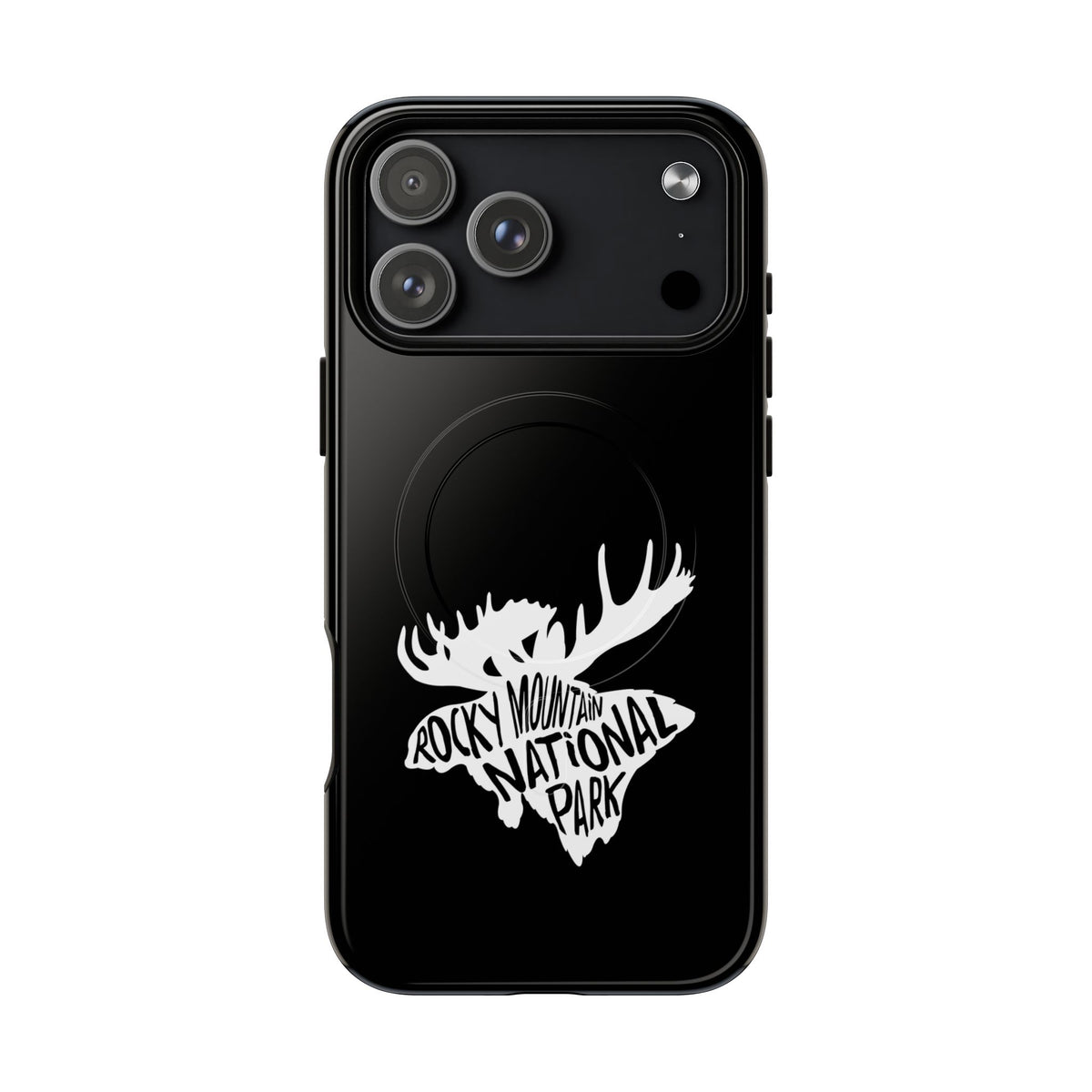 Rocky Mountain National Park iPhone Case with MagSafe - Moose Design
