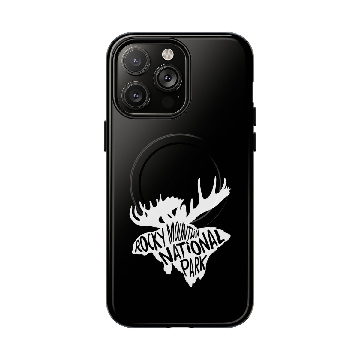 Rocky Mountain National Park iPhone Case with MagSafe - Moose Design
