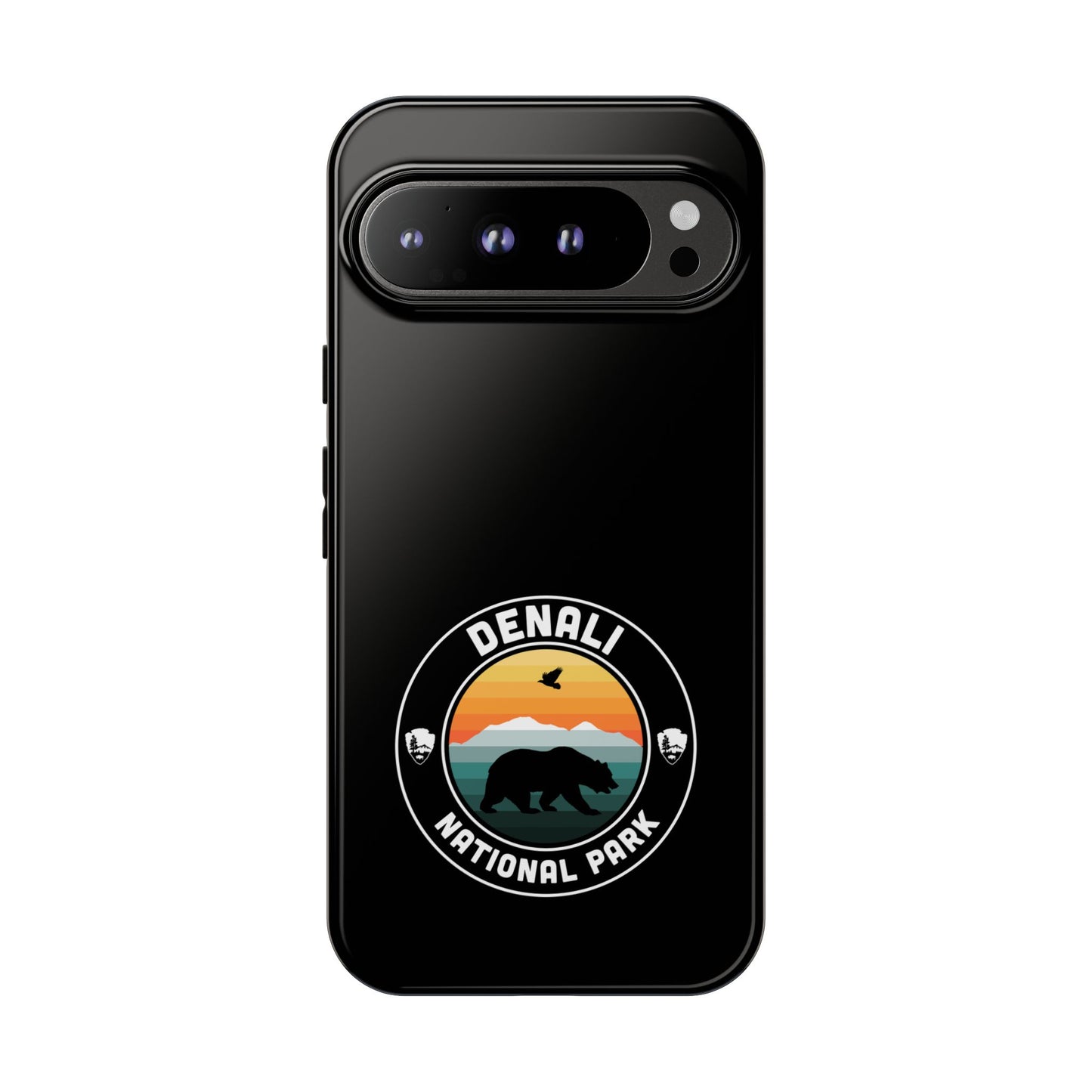 Denali National Park Phone Case - Round Emblem Design
