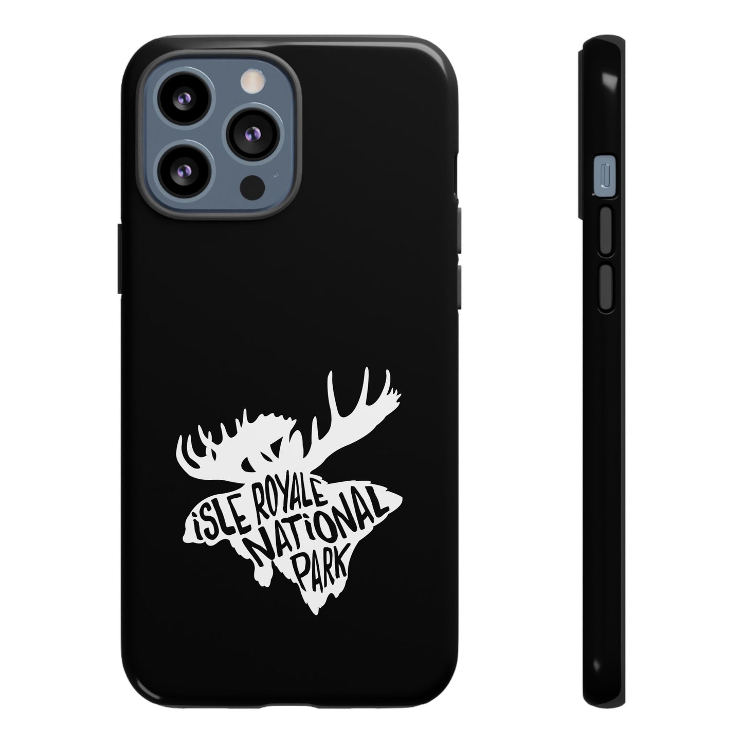 Isle Royale National Park Phone Case - Moose Design