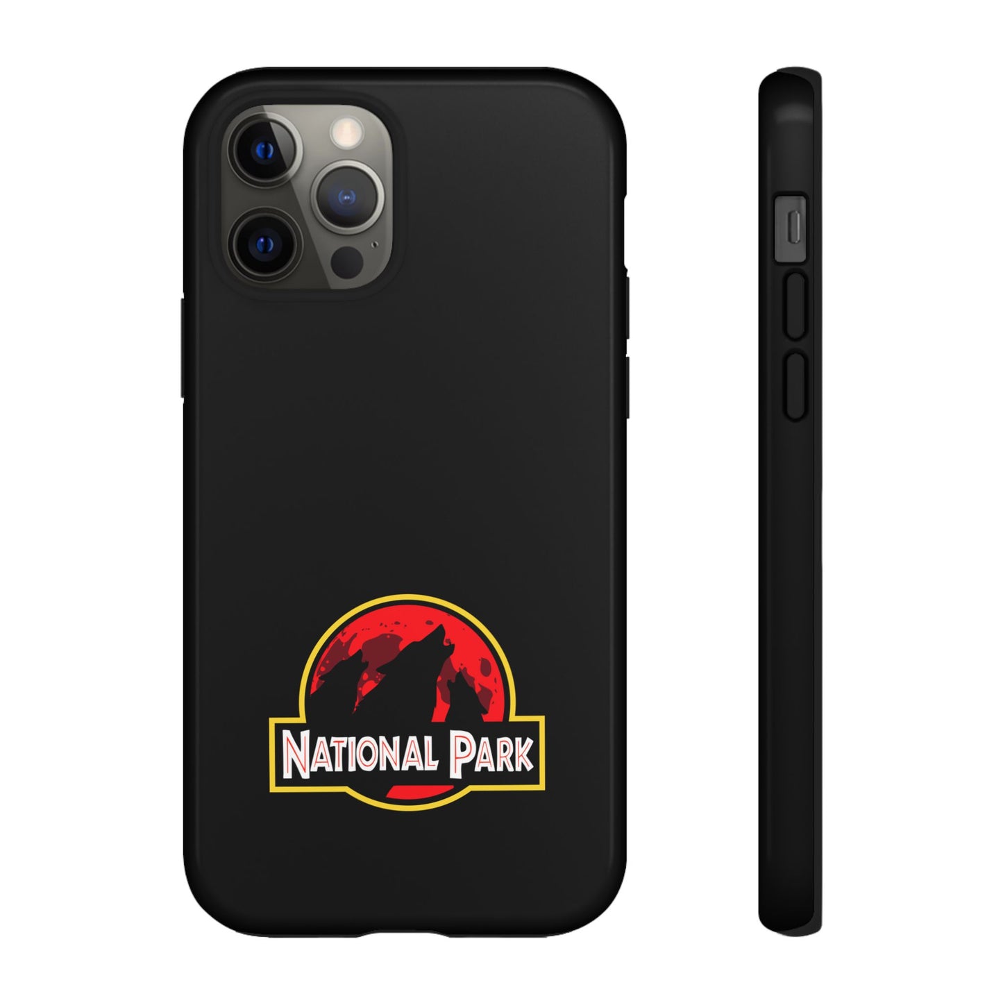 3 Wolf National Park iPhone Case - Parody Logo