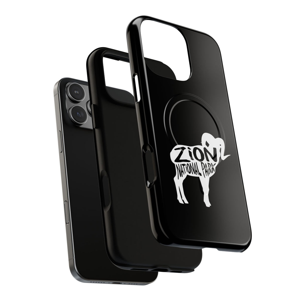 Zion National Park iPhone Case with MagSafe - Bighorn Sheep Design