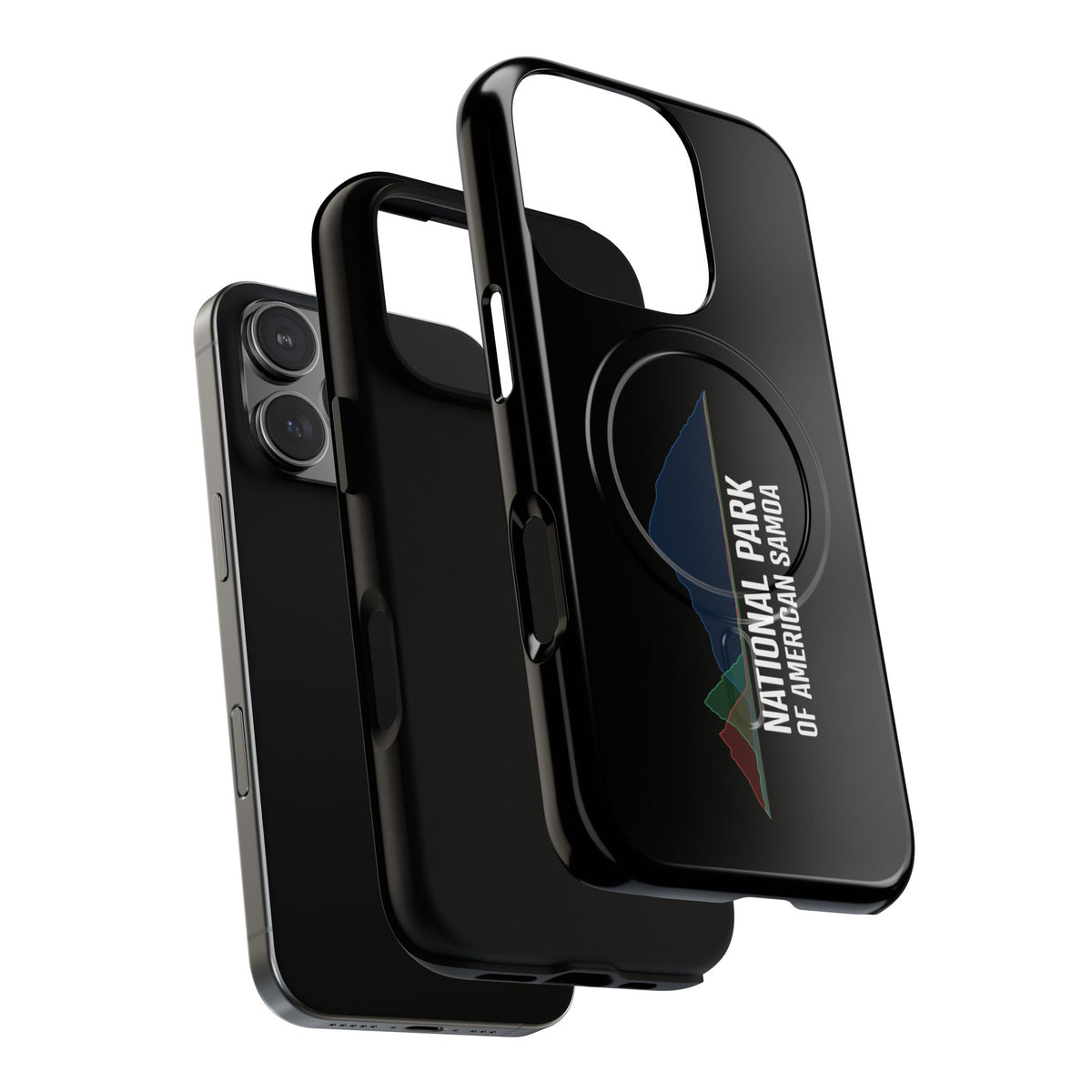 National Park of American Samoa iPhone Case with MagSafe - Histogram Design
