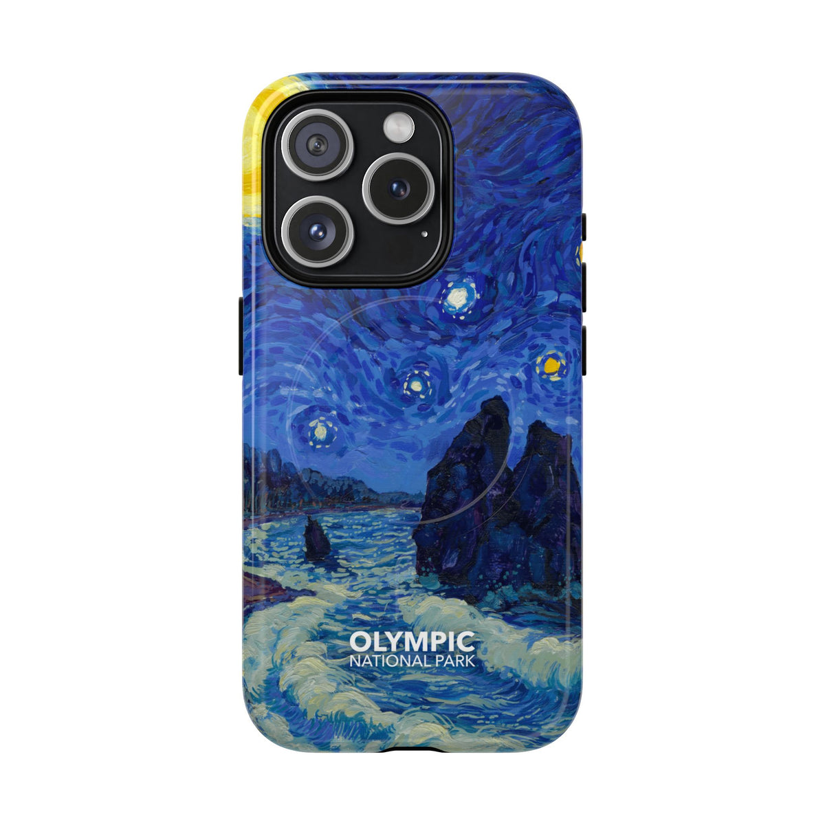 Olympic National Park iPhone Case with MagSafe - Starry Night