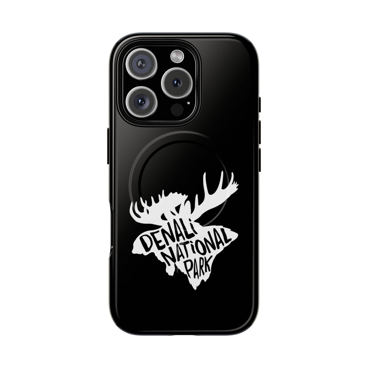 Denali National Park iPhone Case with MagSafe - Moose Design