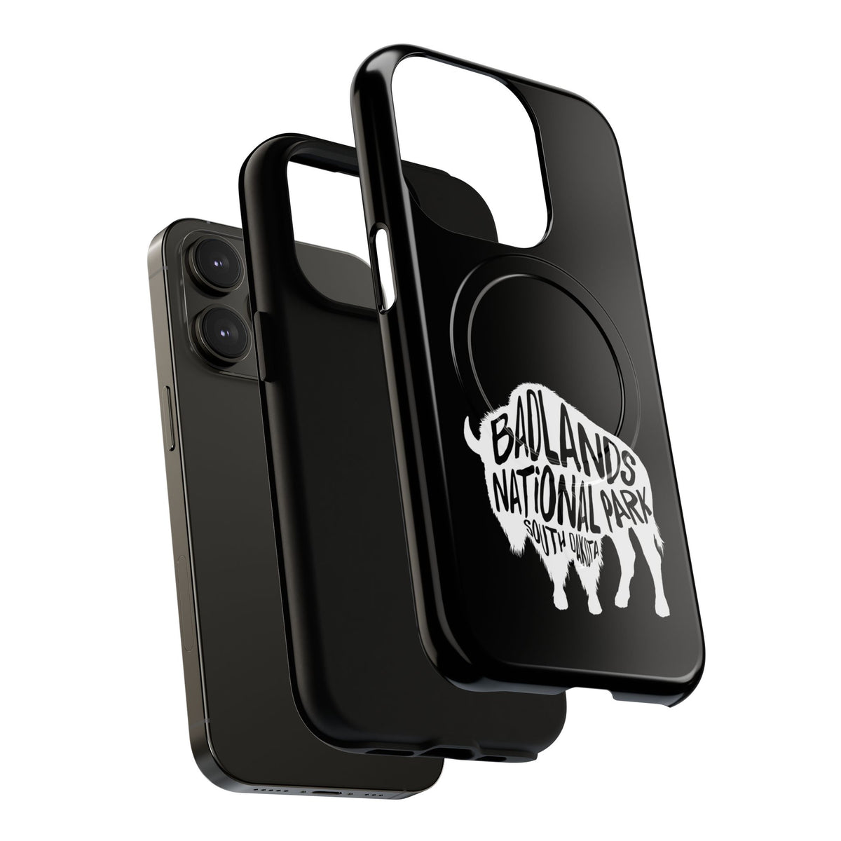 Badlands National Park iPhone Case with MagSafe - Bison Design