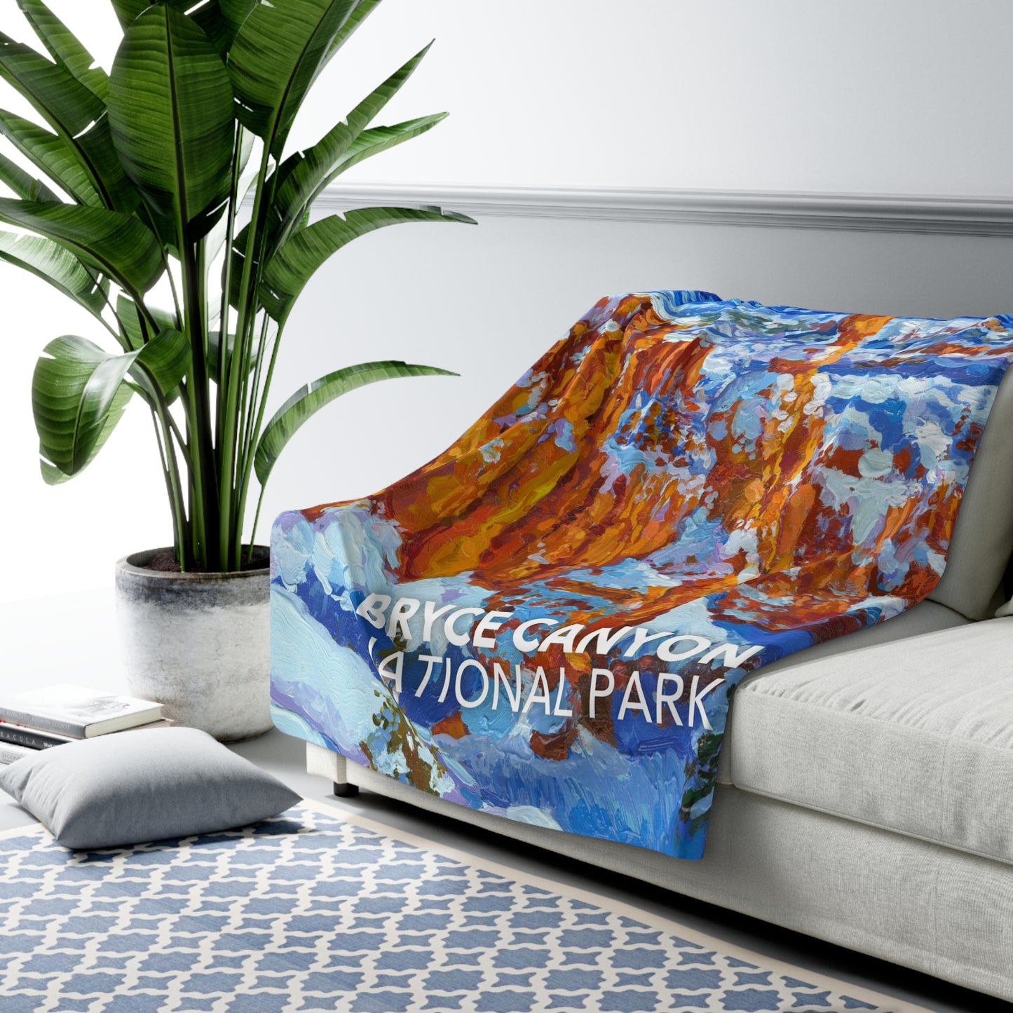 Bryce Canyon National Park Sherpa Blanket - The Starry Night