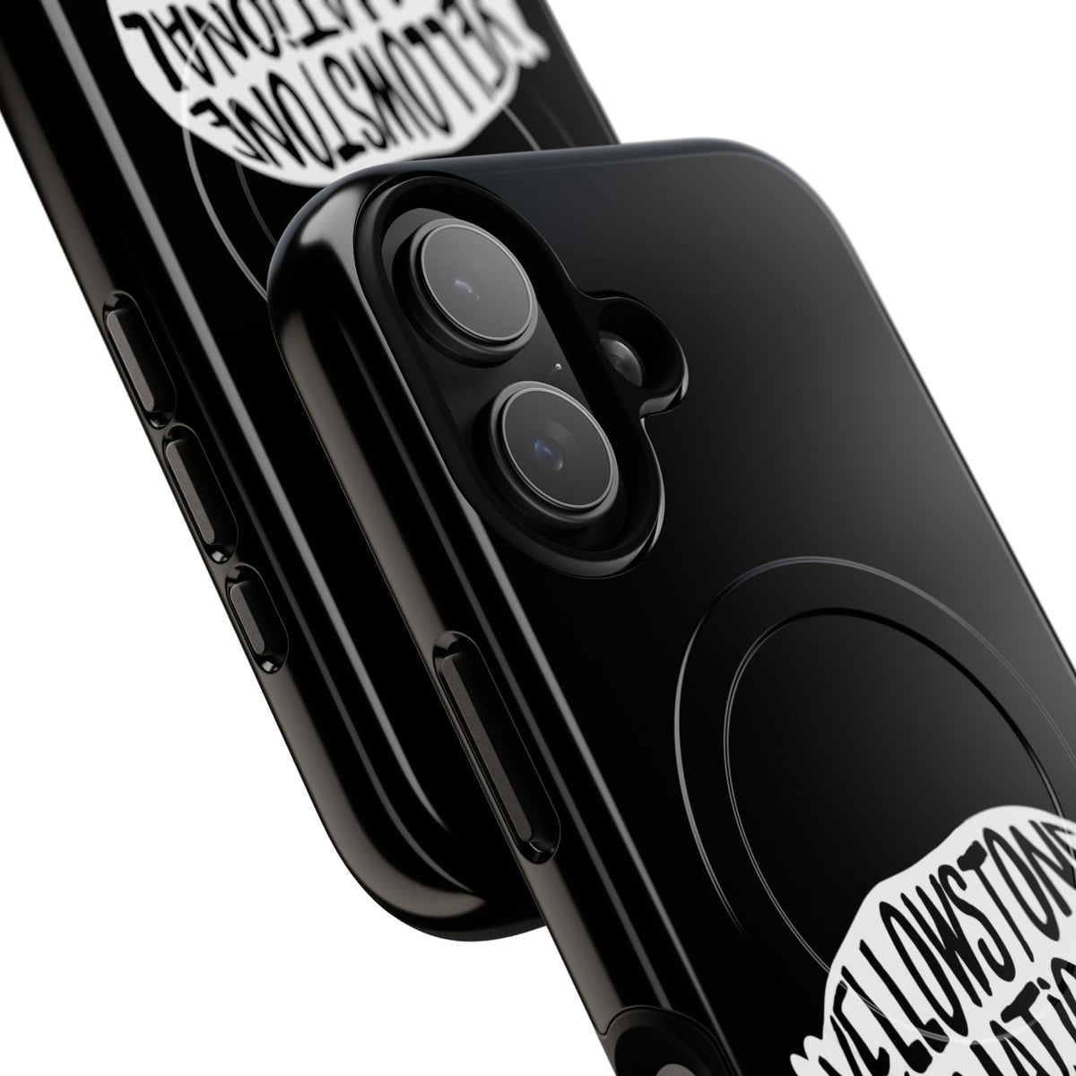Yellowstone National Park iPhone Case with MagSafe - Grizzly Bear Design
