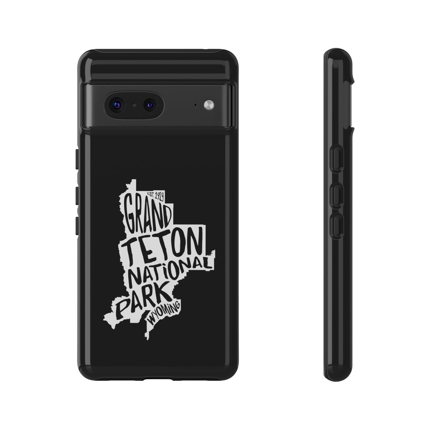 Grand Teton National Park Phone Case - Map Design