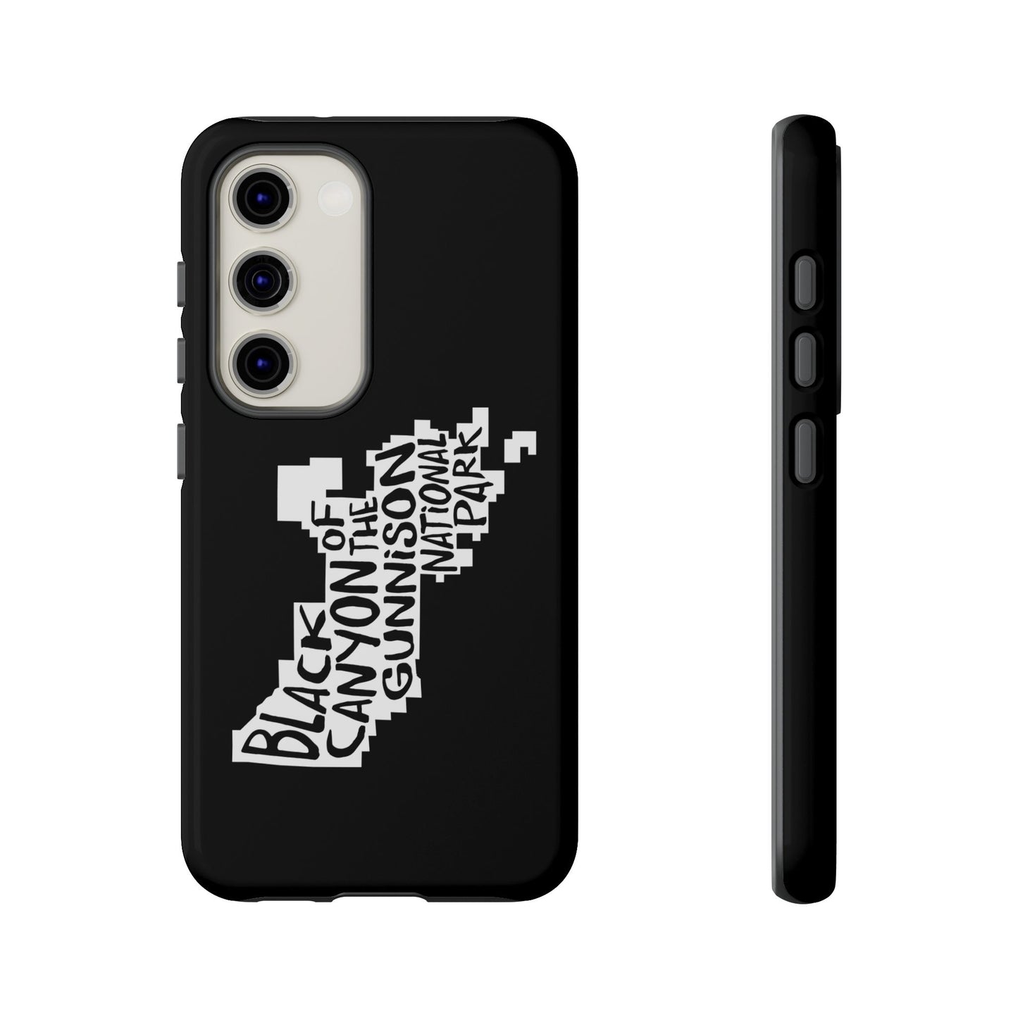 Black Canyon of the Gunnison National Park Phone Case - Map Design