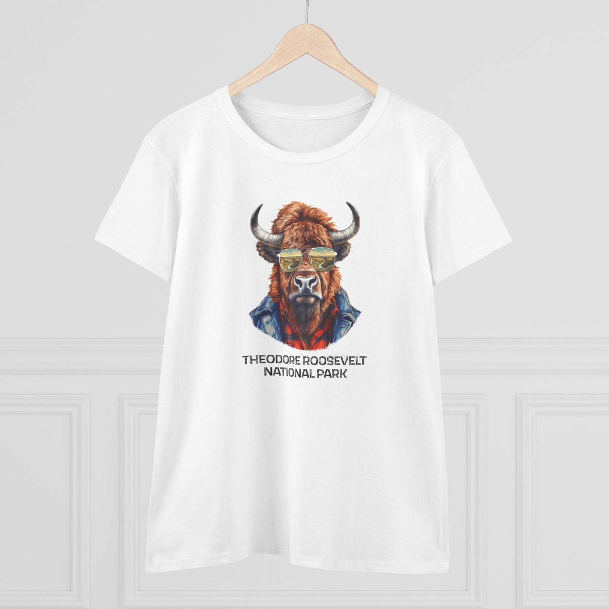 Theodore Roosevelt National Park Women's T-Shirt - Cool Bison