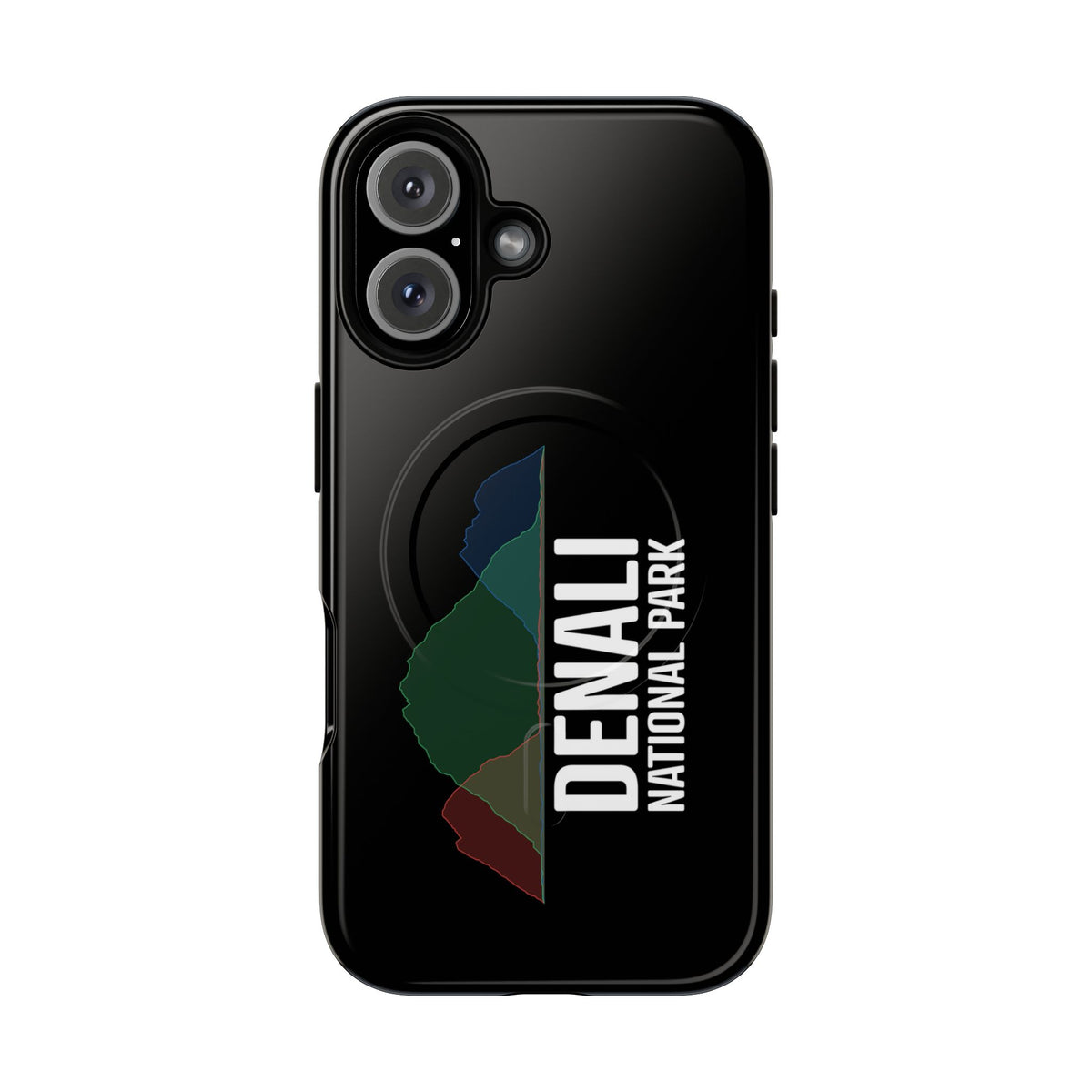 Denali National Park iPhone Case with MagSafe - Histogram Design
