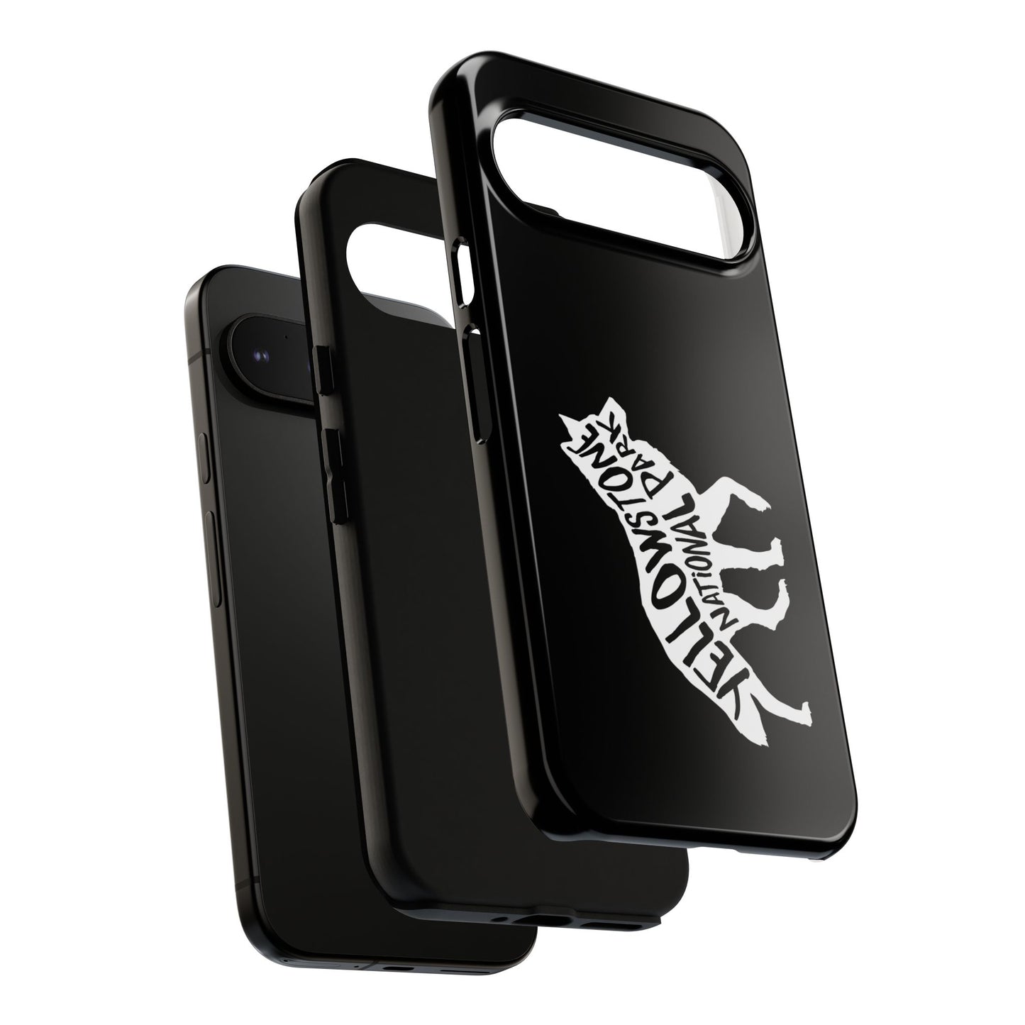 Yellowstone National Park Phone Case - Wolf Design