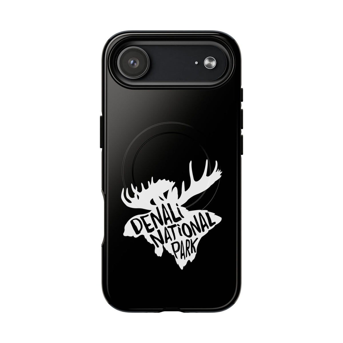 Denali National Park iPhone Case with MagSafe - Moose Design