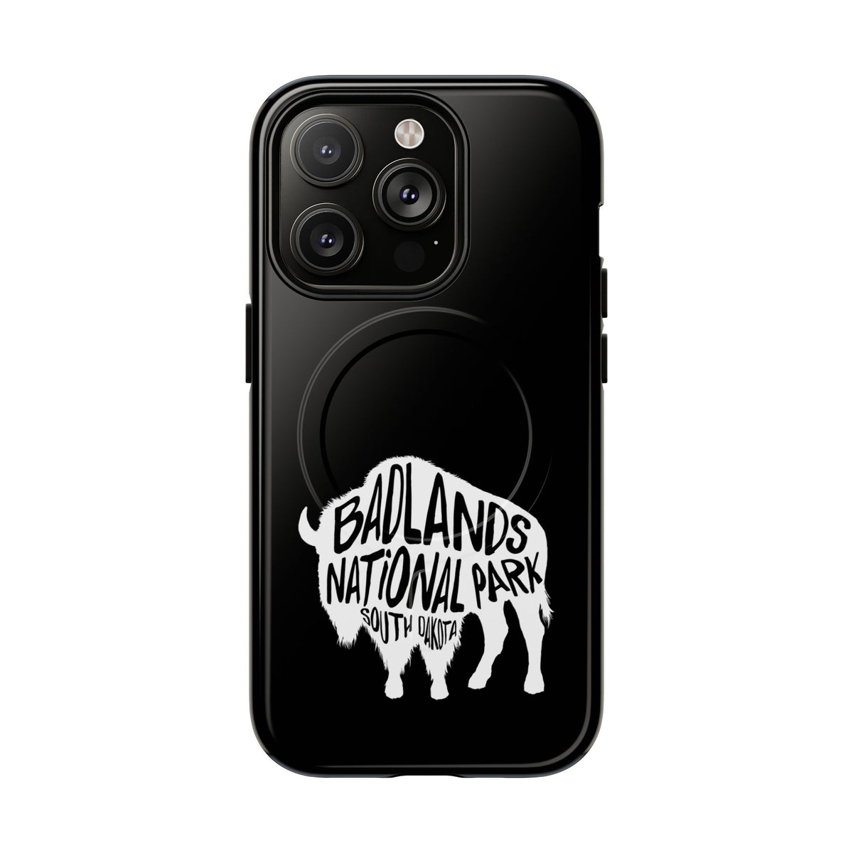 Badlands National Park iPhone Case with MagSafe - Bison Design