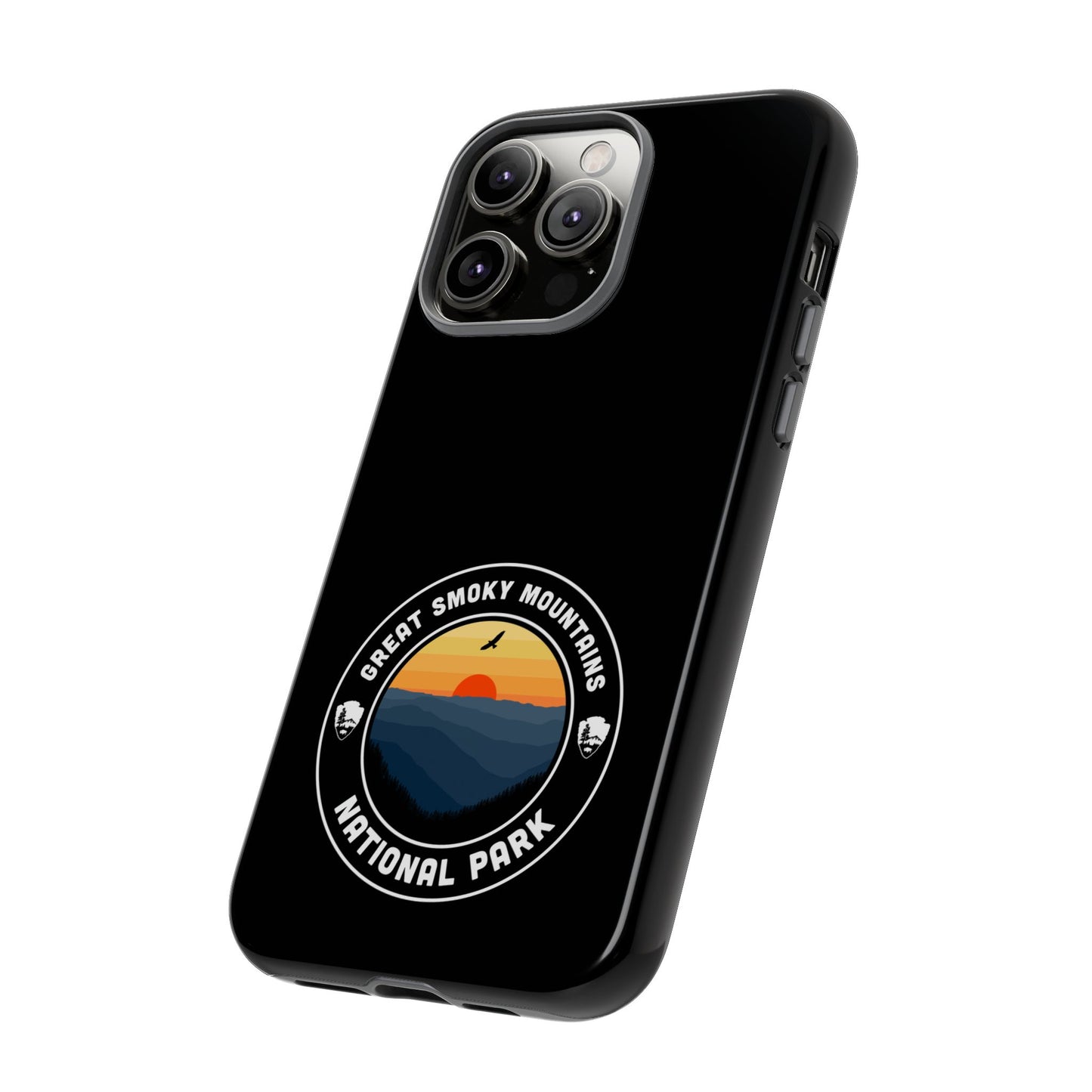 Great Smoky Mountains National Park Phone Case - Round Emblem Design