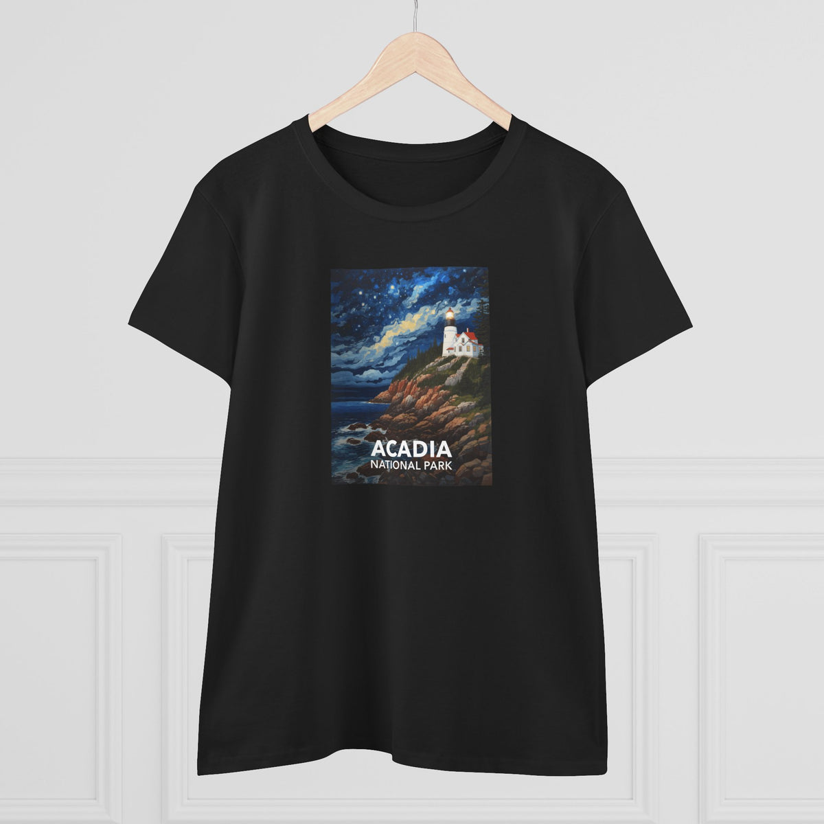 Acadia National Park Women's T-Shirt - Starry Night