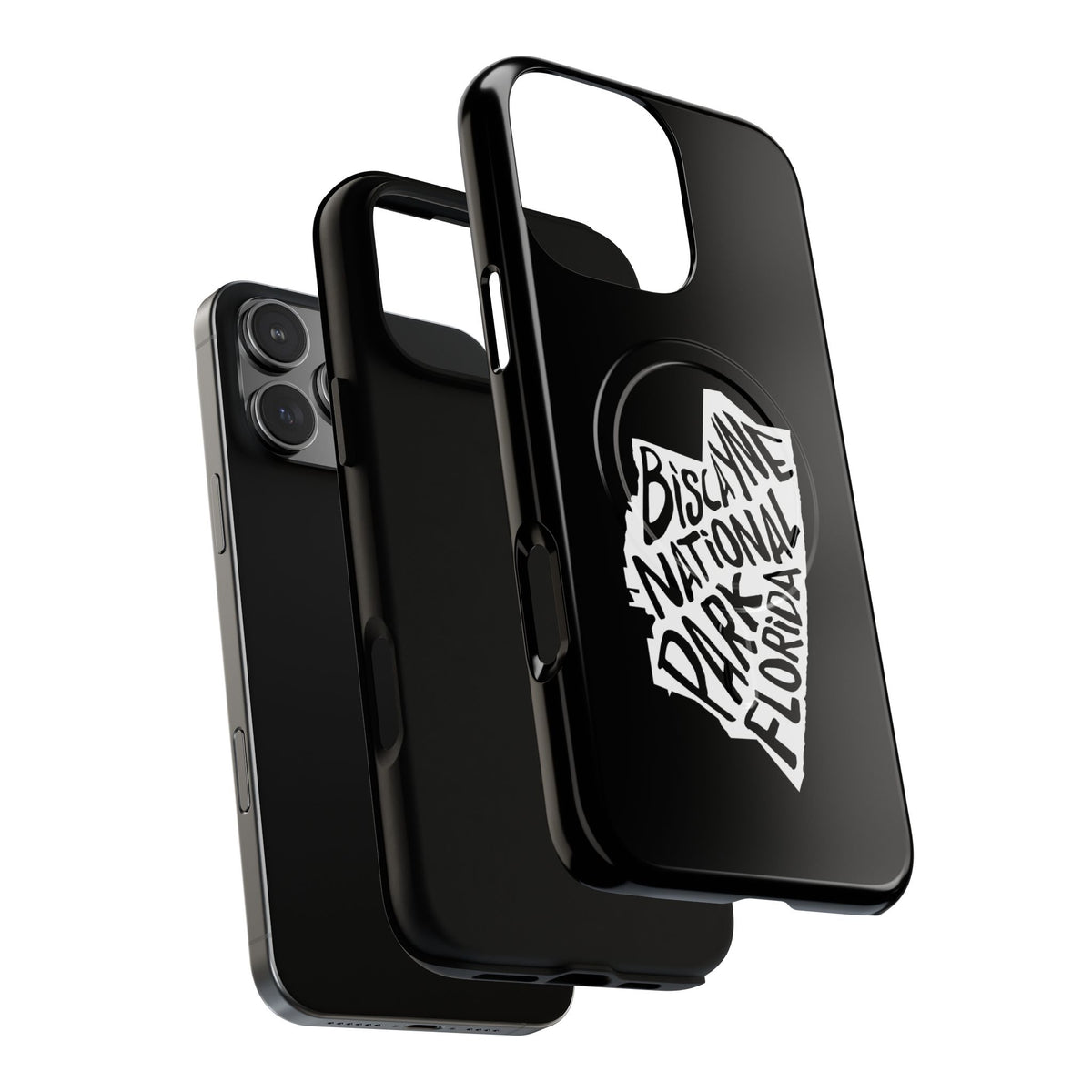 Biscayne National Park iPhone Case with MagSafe - Map Design