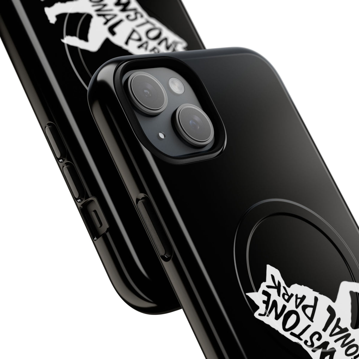 Yellowstone National Park iPhone Case with MagSafe - Wolf Design