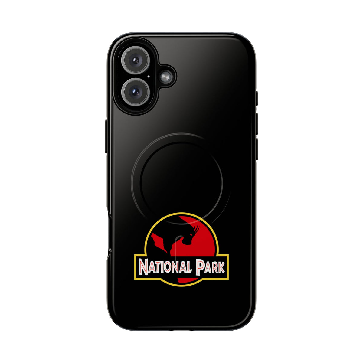 Mountain Goat National Park iPhone Case with MagSafe - Parody Logo
