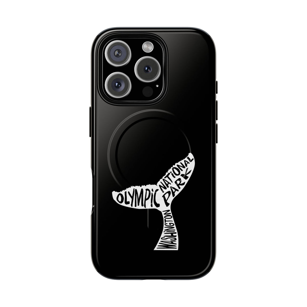 Olympic National Park iPhone Case with MagSafe - Humpback Whale Tail Design