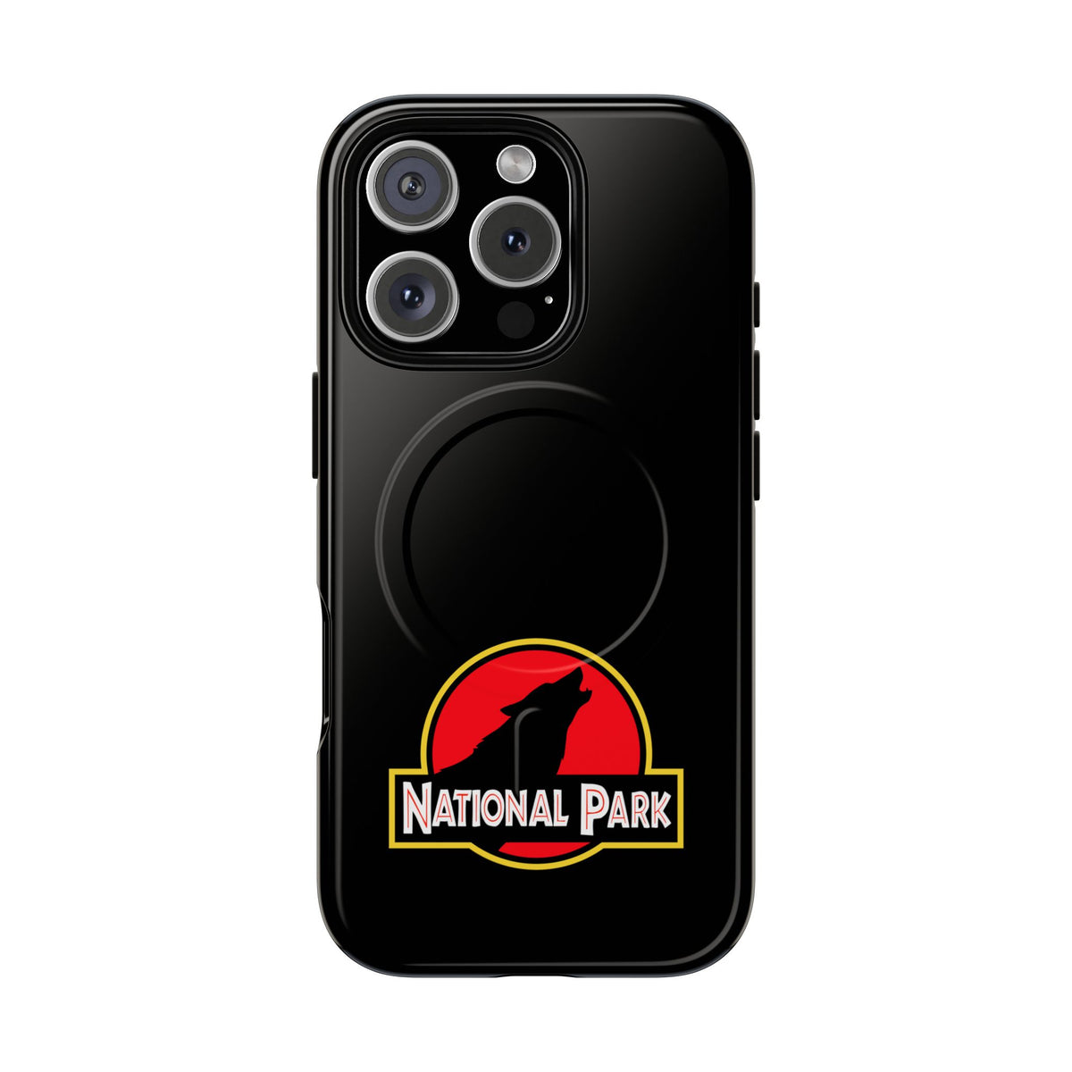 Wolf National Park iPhone Case with MagSafe - Parody Logo