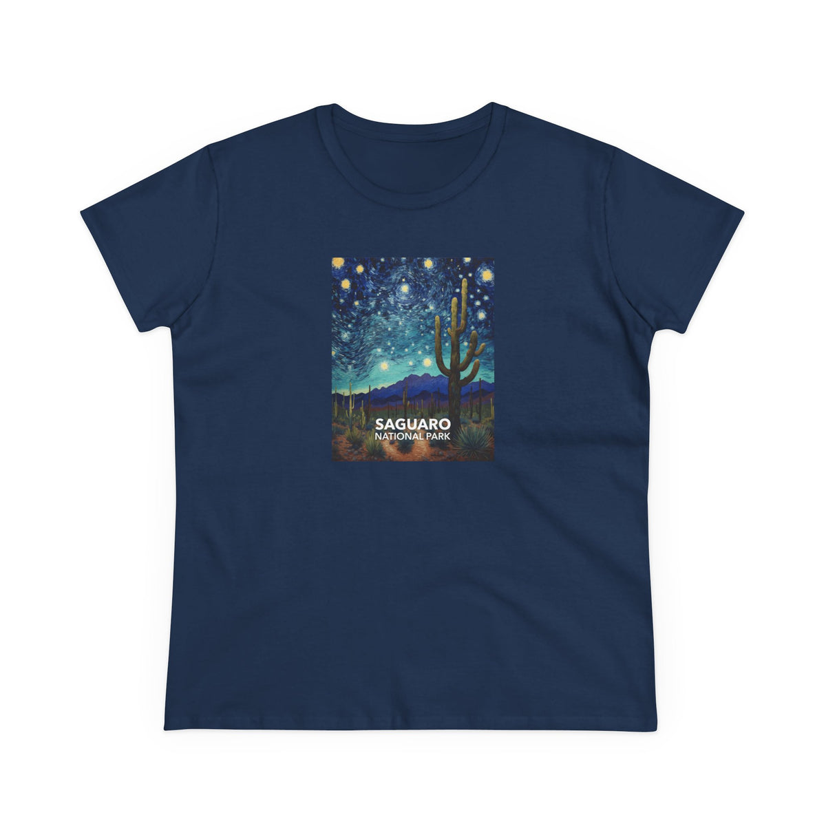 Saguaro National Park Women's T-Shirt - Starry Night