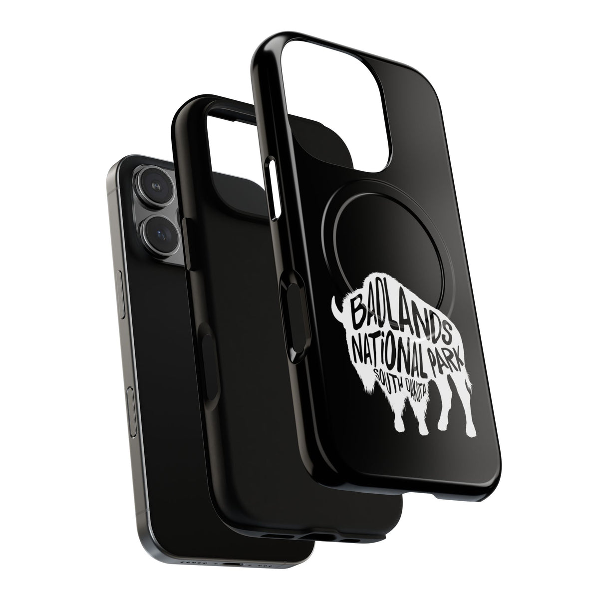 Badlands National Park iPhone Case with MagSafe - Bison Design
