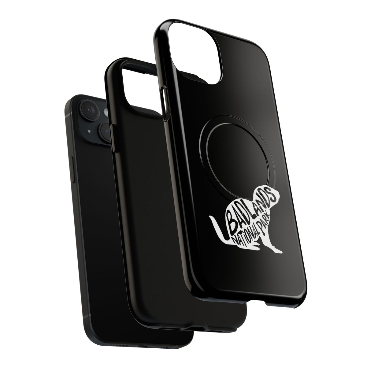 Badlands National Park iPhone Case with MagSafe - Prairie Dog Design