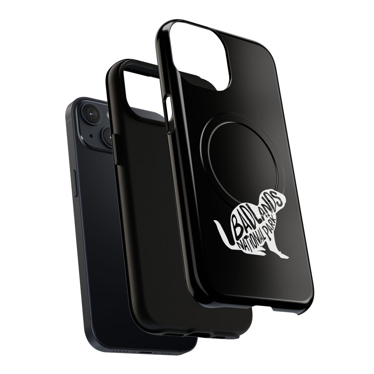 Badlands National Park iPhone Case with MagSafe - Prairie Dog Design