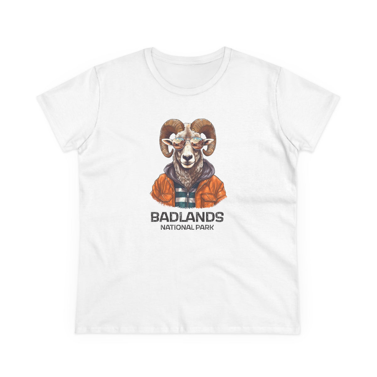 Badlands National Park Women's T-Shirt - Cool Bighorn Sheep