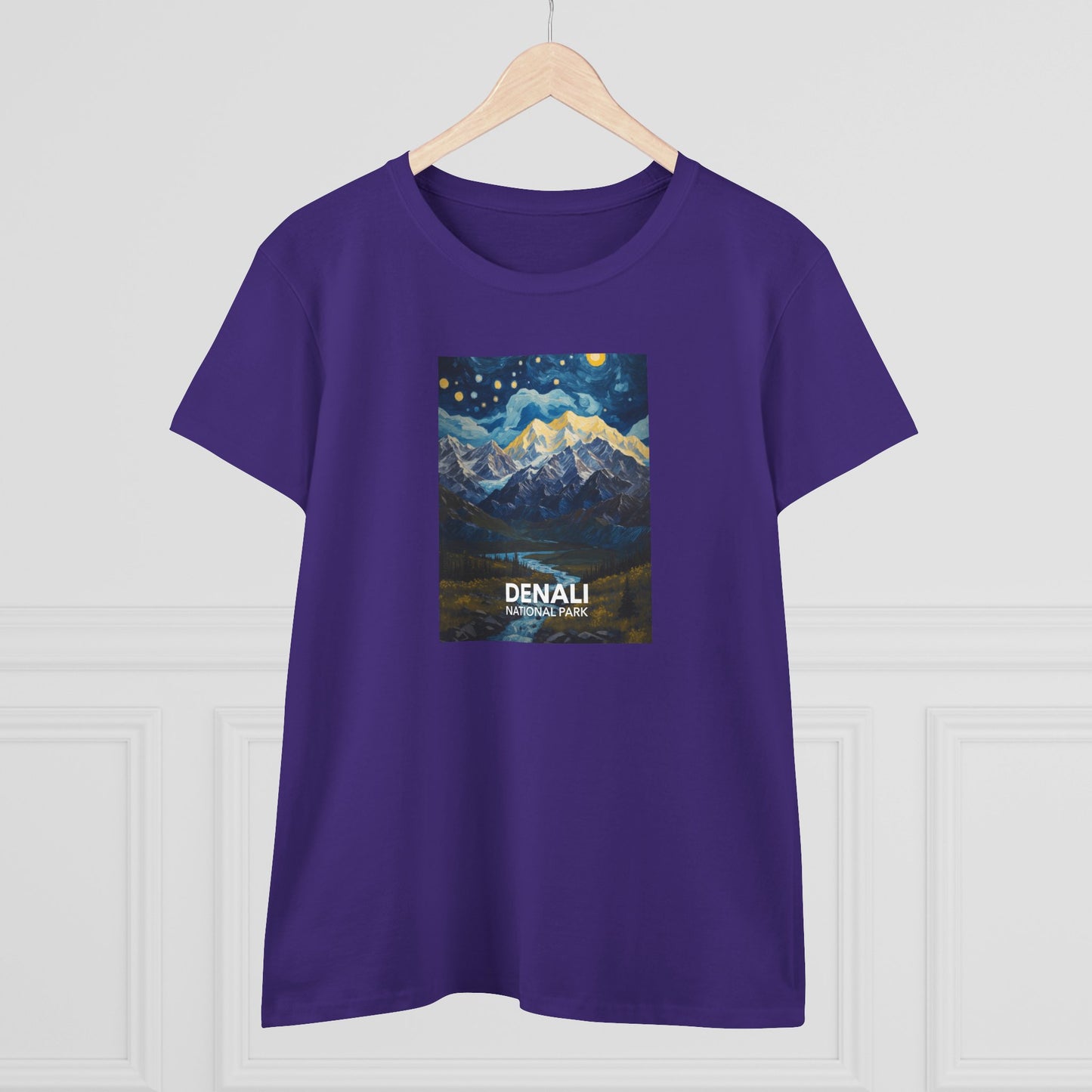 Denali National Park Women's T-Shirt - Starry Night