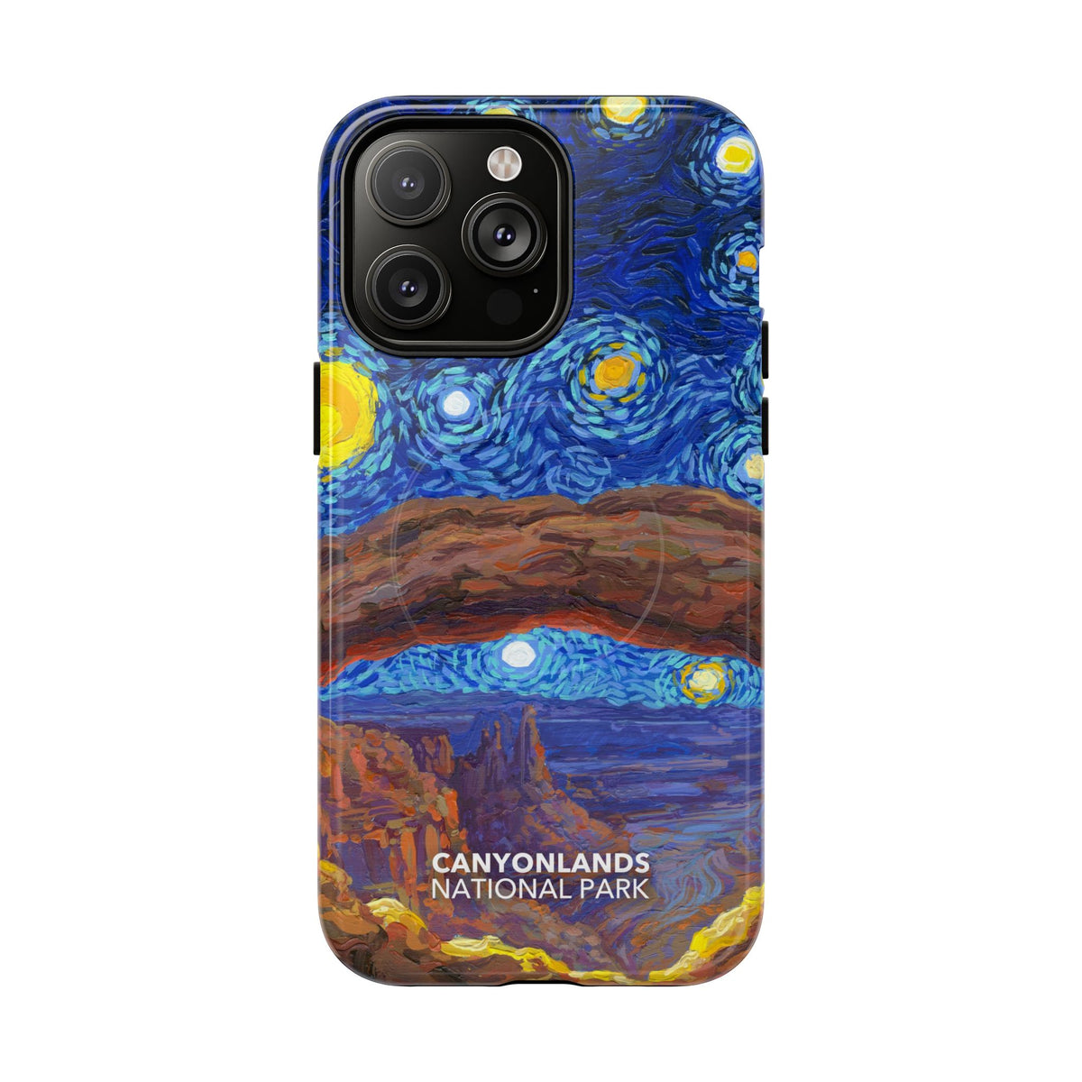 Canyonlands National Park iPhone Case with MagSafe - Starry Night