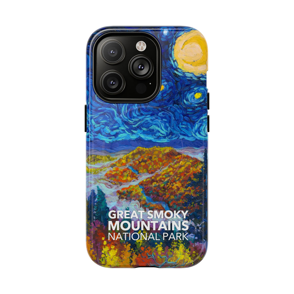 Great Smoky Mountains National Park iPhone Case with MagSafe - Starry Night