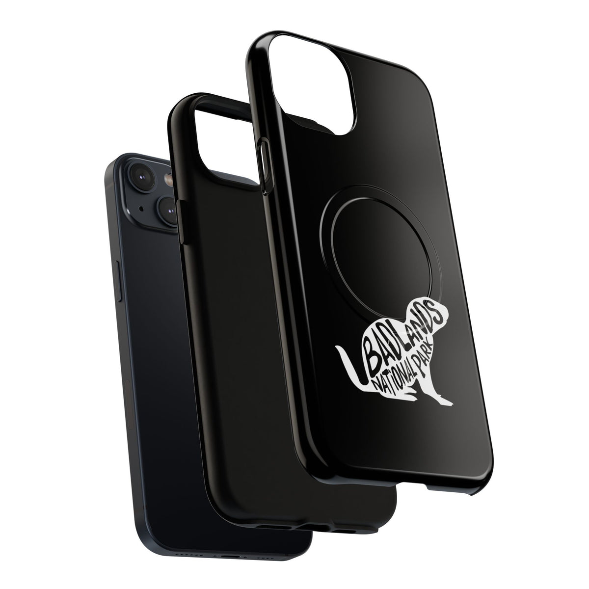 Badlands National Park iPhone Case with MagSafe - Prairie Dog Design