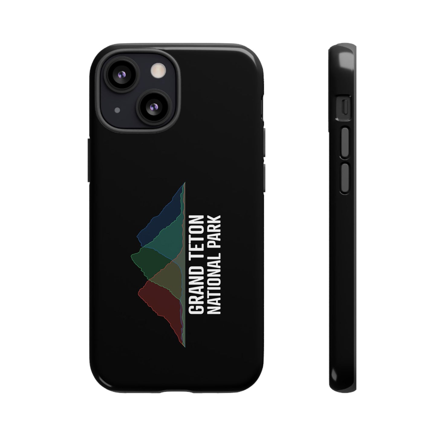 Grand Teton National Park Phone Case - Histogram Design