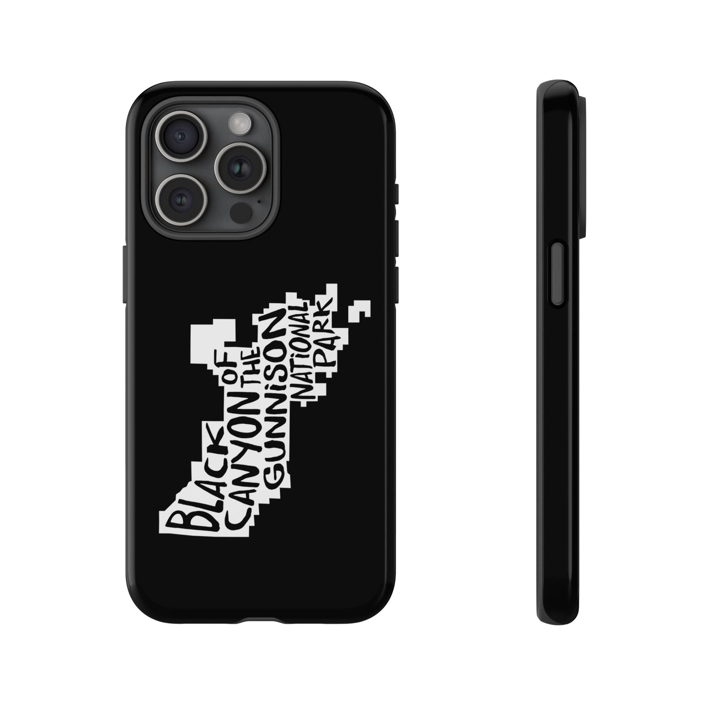 Black Canyon of the Gunnison National Park Phone Case - Map Design