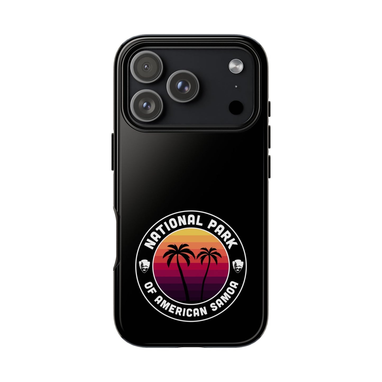 National Park of American Samoa Phone Case - Round Emblem Design