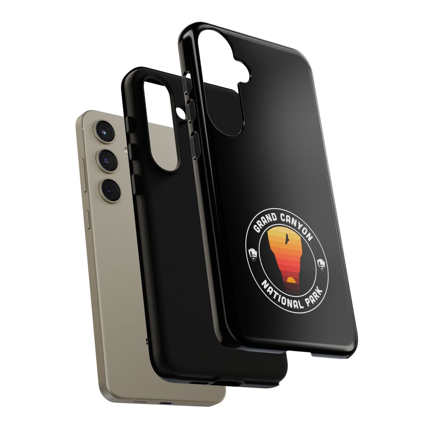 Grand Canyon National Park Phone Case - Round Emblem Design