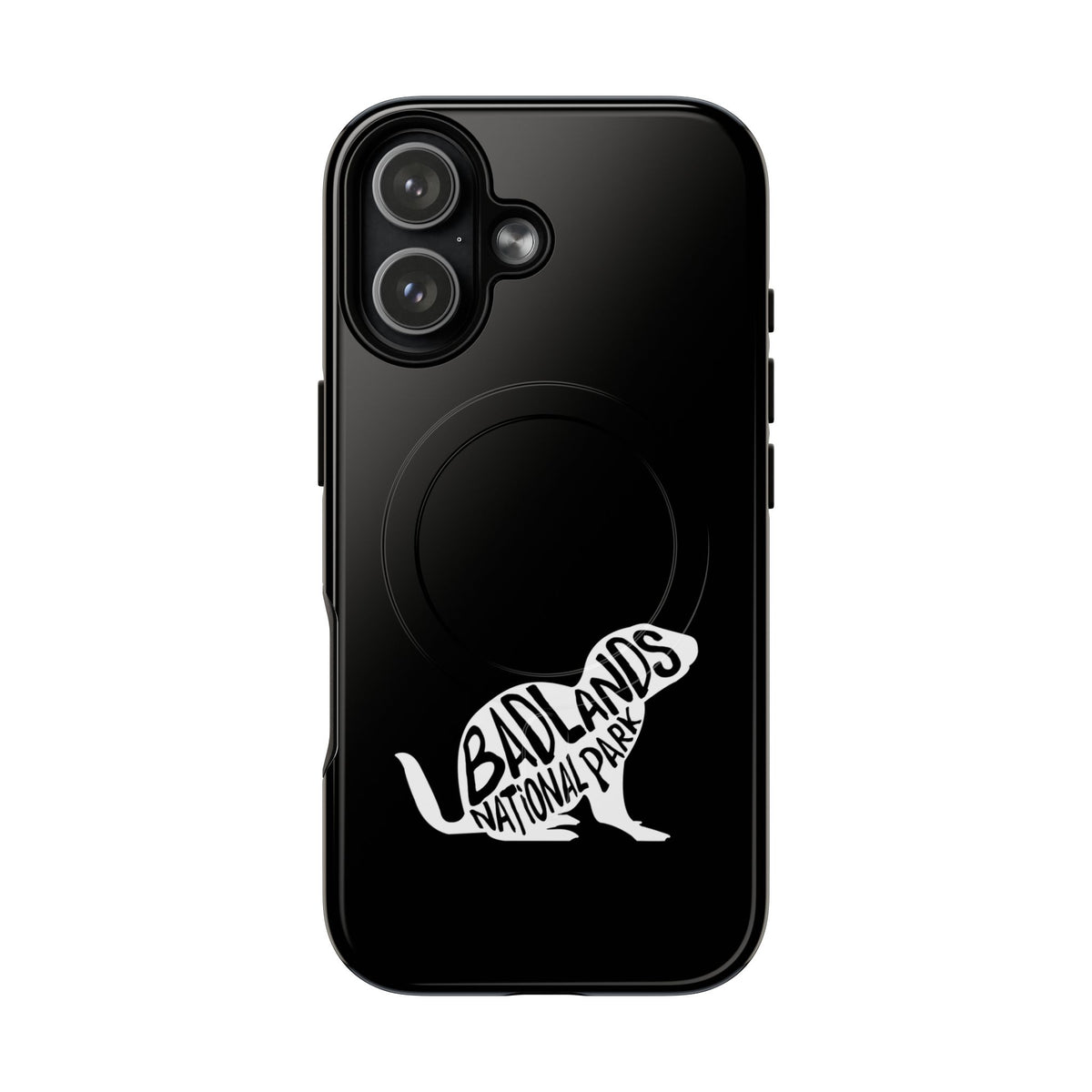 Badlands National Park iPhone Case with MagSafe - Prairie Dog Design